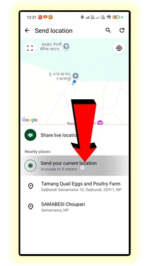 Share Your Live Location on WhatsApp in 5 Seconds #shorts