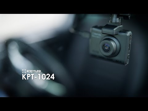 Kapture KPT-1024 | Full-HD Dash Camera with 2.4″ Screen, GPS Logger, Wi-Fi and FHD Rear Camera