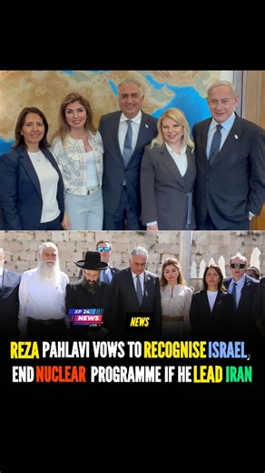 NewsXP Taj on Instagram: "Reza Pahlavi, the son of Iran’s deposed Shah, set out key policies he would put in place if he ever returned to rule the country. Pahlavi said he would recognise Israel and end Iran’s nuclear programme. Pahlavi, who lives in the US, has backed calls to overthrow Iran’s leaders. Recognition of Israel: He pledged to immediately recognize the State of Israel. He proposed expanding the Abraham Accords into the "Cyrus Accords" to establish a regional security and economic fr