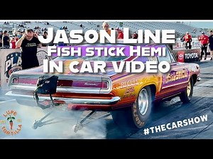 2024 Indy US Nationals Jason Line In Car Video Sox & Martin Hemi Challenge Fish Stick '68 Barracuda