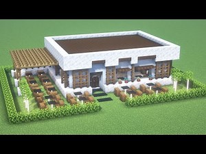 How To Build a Cafe in Minecraft - Minecraft Tutorial