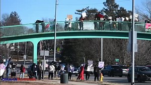 🎥: Peaceful Protests Unfold in Omaha: Demonstrators Gather at Memorial Park and 72nd & Dodge Today | Omaha Scanner