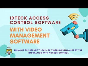 IDTECK Access Control Software with Video Management Software