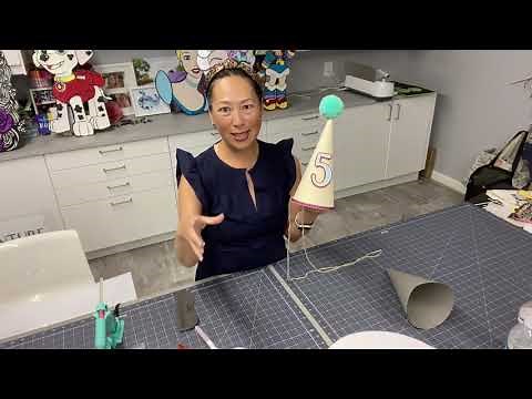 DIY Party Hat / Birthday Hat Using the Cricut