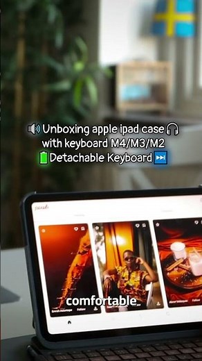 Unboxing apple ipad case with keyboard