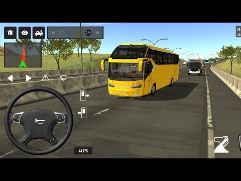 Heavy Traffic Me Yellow Bus Driving 😱 | Bus Simulator Game | Part 8 #game
