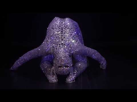 Crystal contortionist for corporate, diamond theme, Halloween, Venetian, masked and luxury events