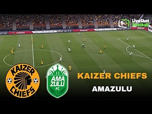 KAIZER CHIEFS vs AMAZULU 🔴 PSL Betway Premiership | Match simulation pes21 video game