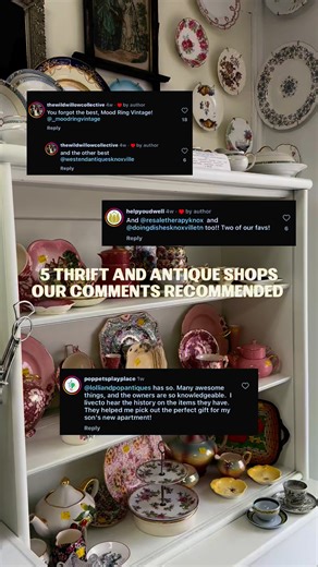 You guys spoke & we listened! 5 more thrift/antique shops around Knoxville based on YOUR recs. | Visit Knoxville