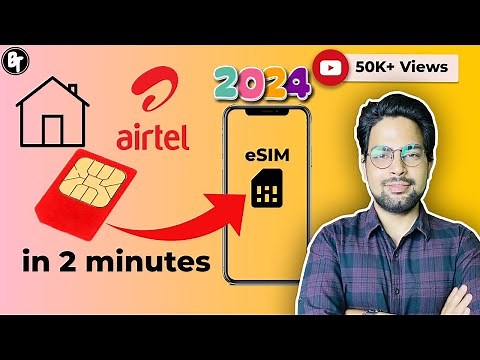 How To Setup And Activate eSIM on iPhone | iPhone 15, iPhone 14, iPhone 13 & iPhone 12 | Airtel esim