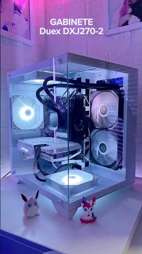 MONTEI MEU SETUP COM O DUEX DXJ270-2 WHITE! 🤍 MONTAGEM + REVIEW