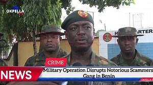 Breaking: Military Operation Disrupts Notorious Scammers' Gang in Benin Troops of 4 Brigade Nigerian Army led by the Brigade Commander, Brigadier General Ebenezer Oduyebo raided, suspected fraudsters, Victims hideout at a building in First Bank Estate, Awesome Garden, along Benin-Sapele By-Pass in Ikpoba Okha LGA of Edo State. Kindly follow Okpella TV for more stories BENIN JOB CONNECT #benin #breakingnewstoday #MilitaryOperationDisruptsNotoriousScammers'GanginBenin | Okpella TV