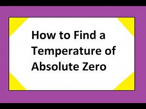 Find the Celcius Temperature for Absolute Zero