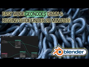 Blender 3 | Geo-nodes | Animated Chain | Procedural | Grease Pencil