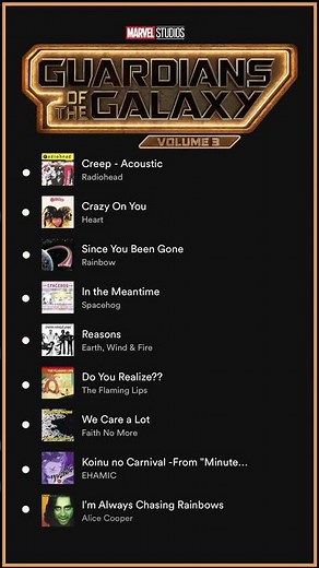 Guardians of the Galaxy Vol. 3 Soundtrack - Crazy On You