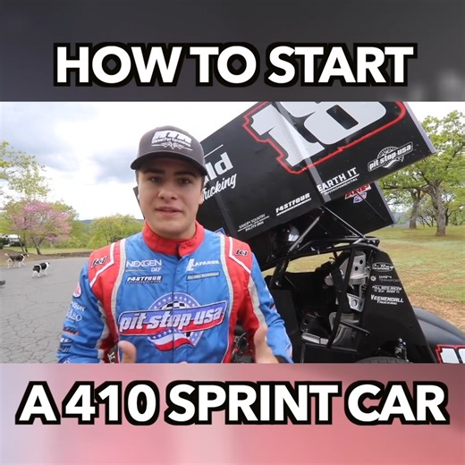 How To Start a 410 Sprint Car! | Tanner Holmes