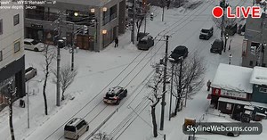 【LIVE】 实况摄像头 日本札幌的街道 | SkylineWebcams