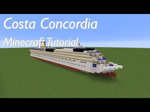 Costa Concordia | Minecraft Tutorial | 1:5 Scale