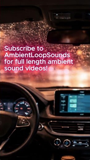 Car Interior • Steady Road Noise • Soft Engine Hum • Calm Driving Atmosphere