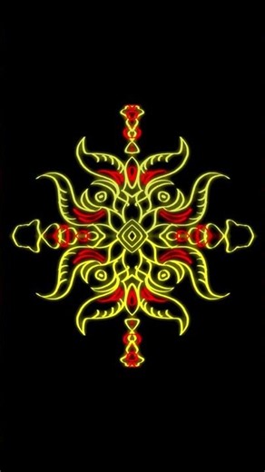 Mandala motif art creation | Basic Drawing