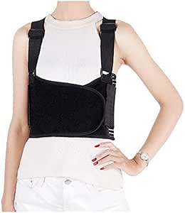 Solmyr Rib and Chest Support Brace, Broken Rib Brace, Breathable Rib Belt for Sore or Bruised Ribs Support, Sternum Injuries, Dislocated Ribs Protection, Pulled Muscle Pain (S/M)