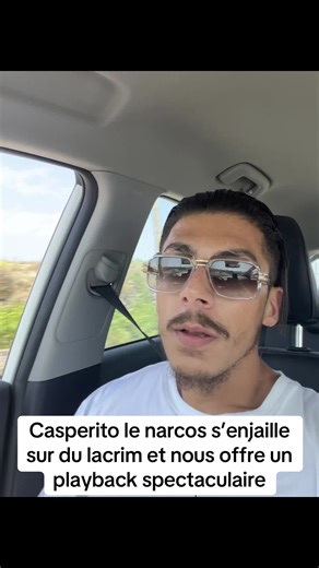 « Casperito le narcos de santorini s’enjaille sur du lacrim et nous offre un playback de mafieux » @casperito.off #casperito