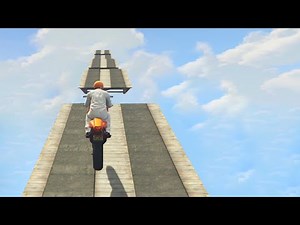 BIKE STAIRWAY TO HEAVEN (GTA 5 Funny Moments)