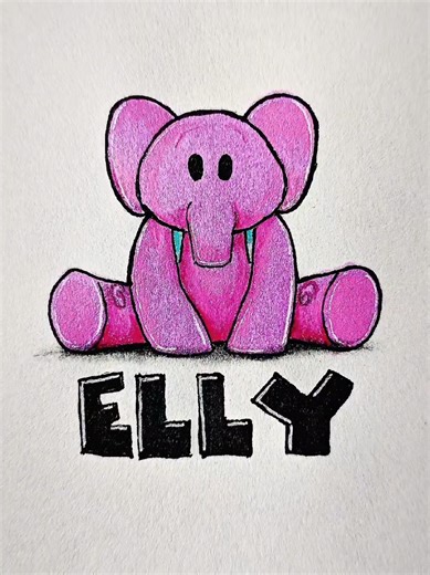 Easy Drawing Techniques Featuring Elly from Pocoyo