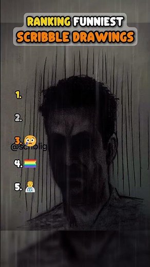 Ranking Funniest Scribble Drawings