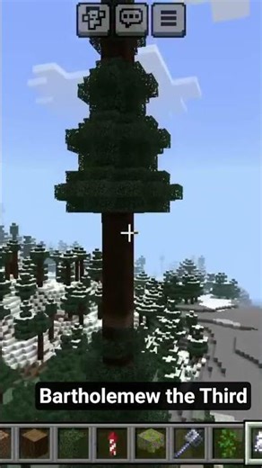 holy tree! #minecraft#tree#fyp# bartholemew credits: ‪@jimmybobkins‬