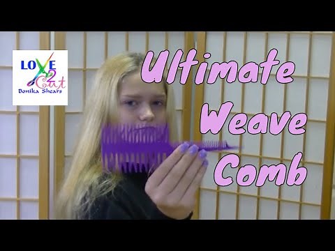 The Ultimate Weave Comb for Color Highlights, Braiding, Extensions and More