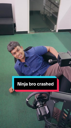 Our cockpits are very realistic….and very sturdy🤫 #ninjaxlab #ninjalabsl #tech #techaccessories #simracing #racing #f1 #srilanka #funnyvideos