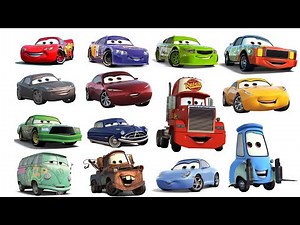 Lightning McQueen and friends: Characters names