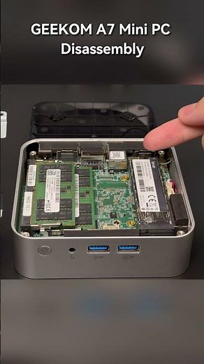 GEEKOM A7 - Mini PC Disassembly Internal Demonstration Process #pc #minipc #geekom #tech #dismantle