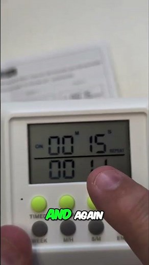 Timer Settings Explained: Simple Guide to Power On/Off Intervals! #shorts