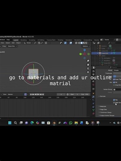 learning inverted hull method #blender #3d #3danimation #blender3d #breadedit