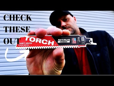 Use a Reciprocating Saw to cut metal? you really need to see these Milwaukee Torch Nitrus blades!
