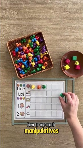 How to Teach Kindergarteners to Use Math Manipulatives Without the Chaos