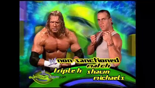 WWE SummerSlam 2002 - Shawn Michaels vs Triple H (Unsanctioned Match)
