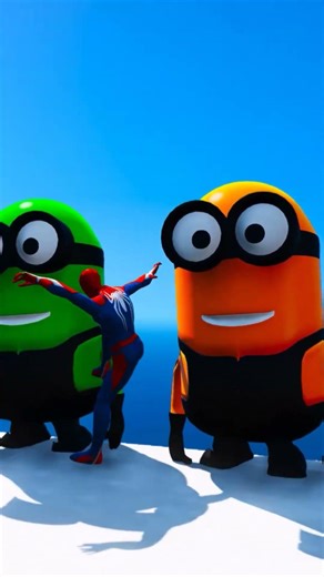 GTA 5 Water Ragdolls Spidermanvs Red Hulk vs Blue Hulk vsGreen Hulk Jumps Fails 9 #shorts