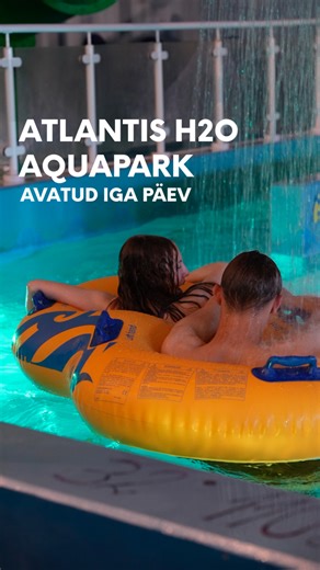 Atlantis H2O Aquapark – avatud iga päev! 🌊 Atlantis H2O Aquapark on 10.–26. oktoobril iga päev avatud, et kogu pere saaks nautida liumägesid, basseine ja veemõnusid just endale sobival ajal. Perepilet kehtib 5-le külastajale, kellest 1-3 on täiskasvanud ning perepiletiga veekeskust külastavad lapsed on vanuses kuni 17 eluaastat (ka.). Lapse lisapiletite arv perepiletile ei ole piiratud ja kehtib vanusele 6-17 aastat (ka.). Kõik pääsmed on AJAPIIRANGUTA! 🤩 Atlantis H2O Aquapark on täiuslik koht