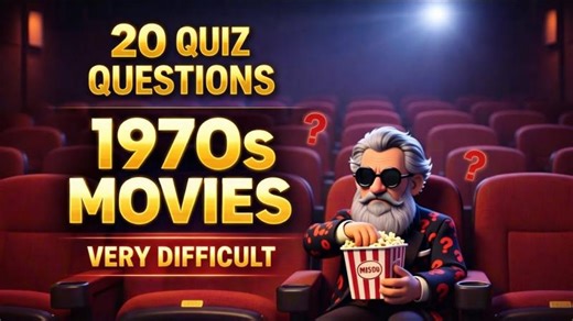 20 Quiz Questions | 1970s Movies (Very Difficult) | Ben Hudson