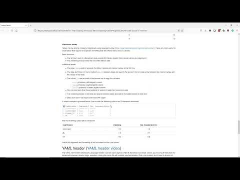 Direct Markdown tables in R Markdown