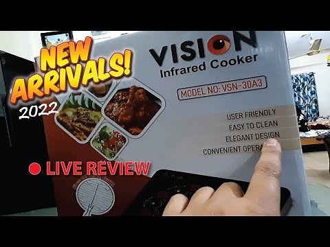 Electric Cooker | Vision Infrared Cooker 30A3 Smart Cook | With Free Grill Stand 🔴 Live Review