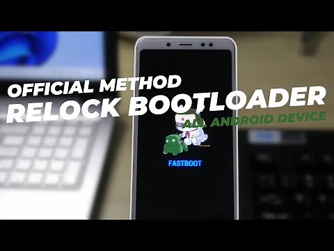 Official Method To Relock Bootloader || For All Android Device