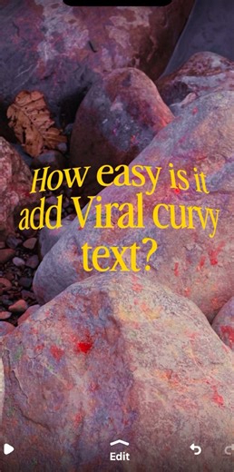 How to add viral curvy text on Instagram reels? #viraltrendsinsta #viralfonts #instaviralfonts