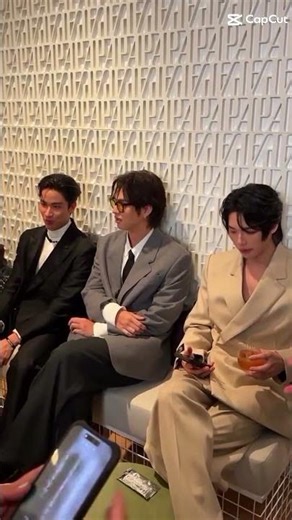 Win Metawin at AP House in Hong Kong.