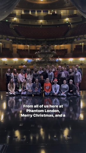 Wishing you a happy festive season from everyone here at Phantom London, and sending the very best of wishes for a Happy New Year in 2024! | The Phantom of the Opera
