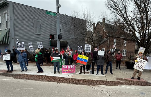 PHOTOS: Greater Dayton Peace Coalition ‘Hands off Venezuela’ protest