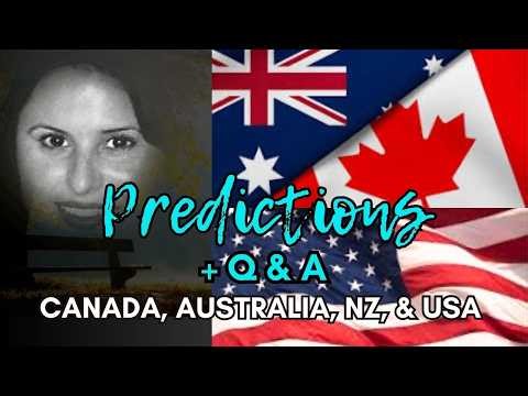 Predictions Australia, Canada, US, NZ + Q & A, mini Psychic Readings 20 March 2026